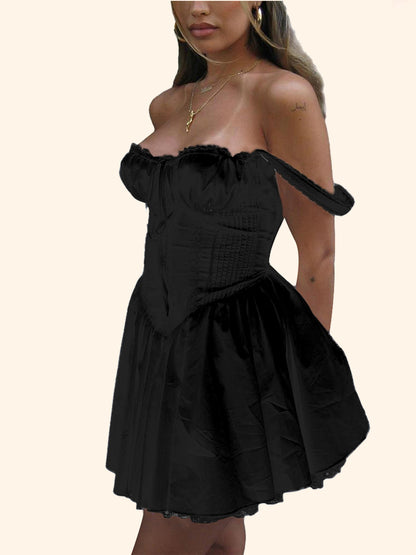 Women's Sleeveless Tie-up Front Short Tank Dress