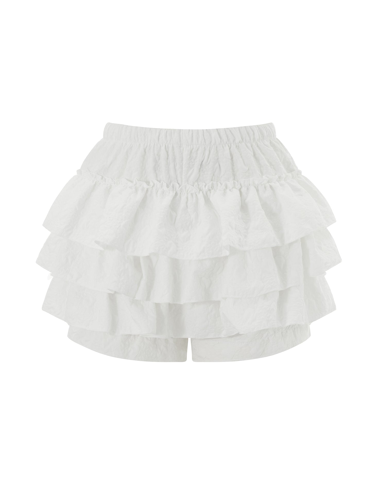 Women's Fashion Bloomers Solid Color Elastic Waist Short