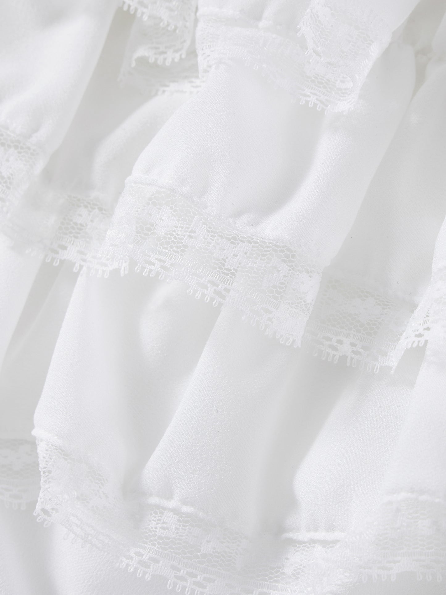 Women's Lace Spliced Bow Pajama Shorts