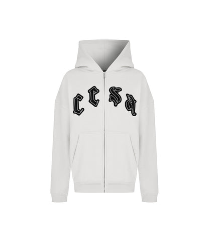Couple Fashion Print Zip-Up Hoodie